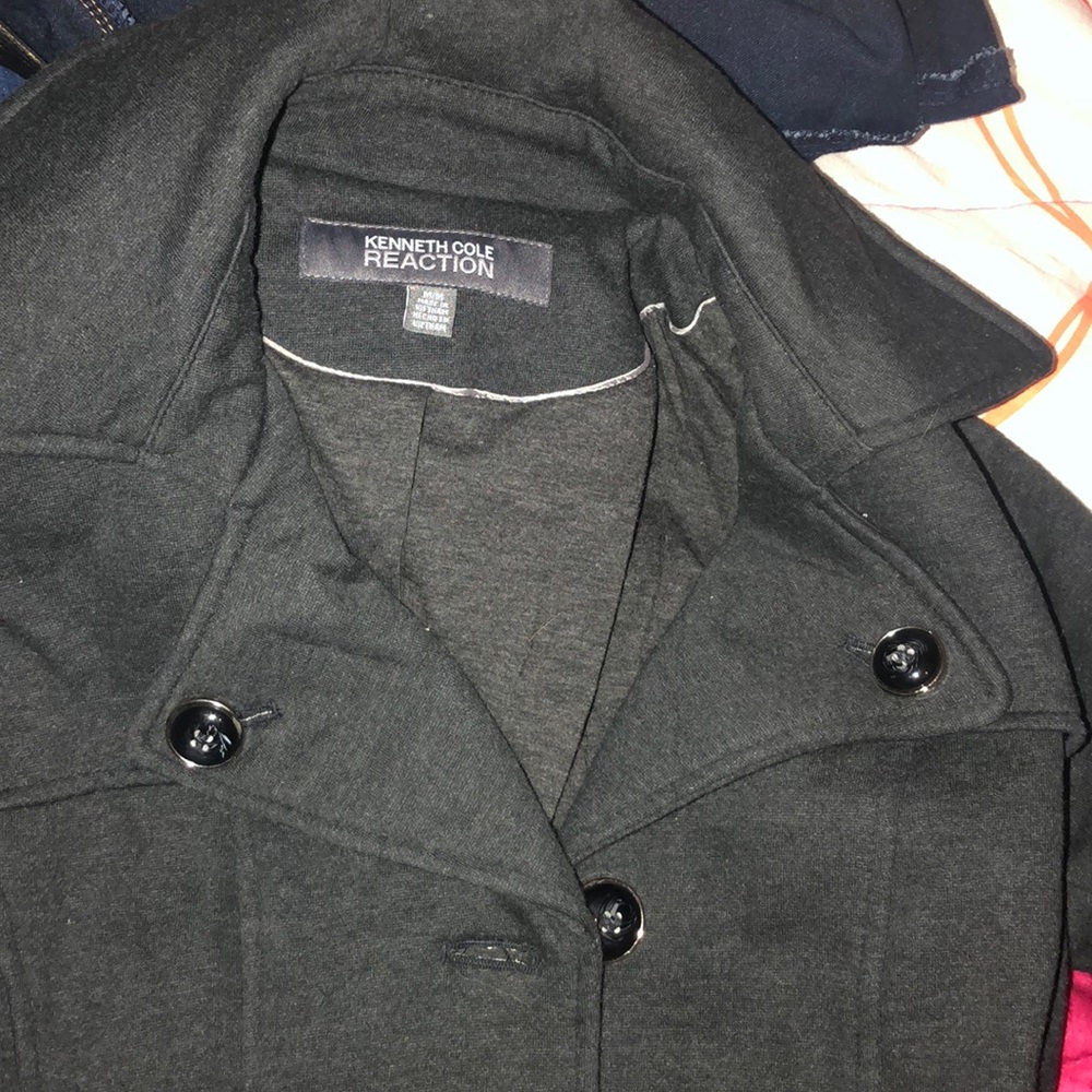 Dark Gray Kenneth Cole Reaction pea coat